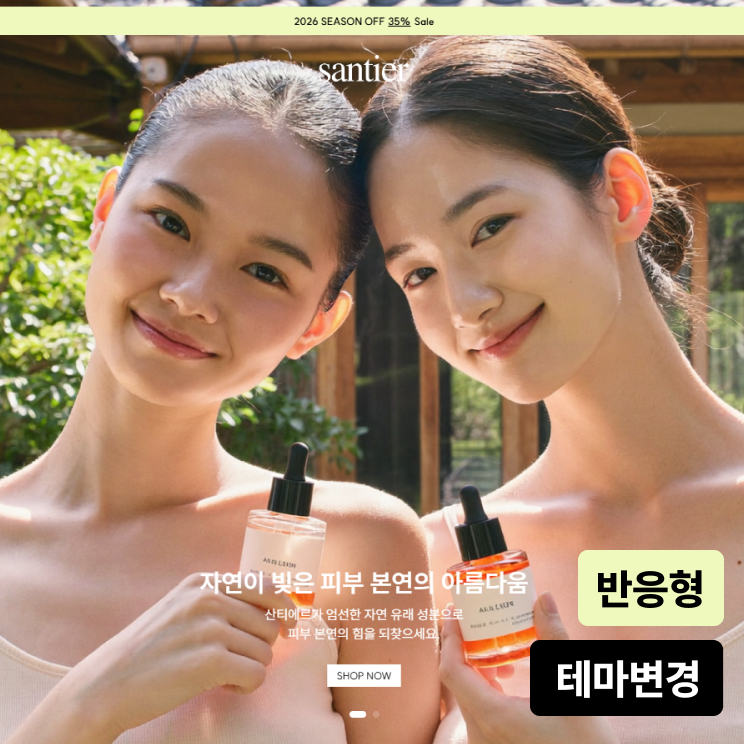 산티에르 반응형